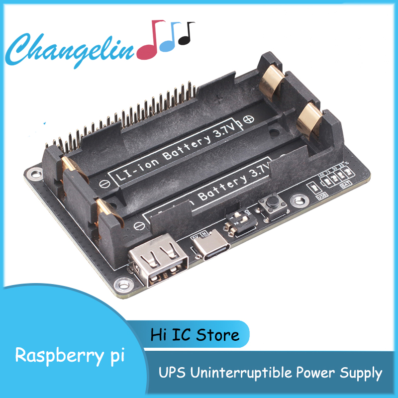 Raspberry Pi Uninterrupted Power Supply Ups 18650 - Raspberry Pi 18650 Bộ Lưu Điện