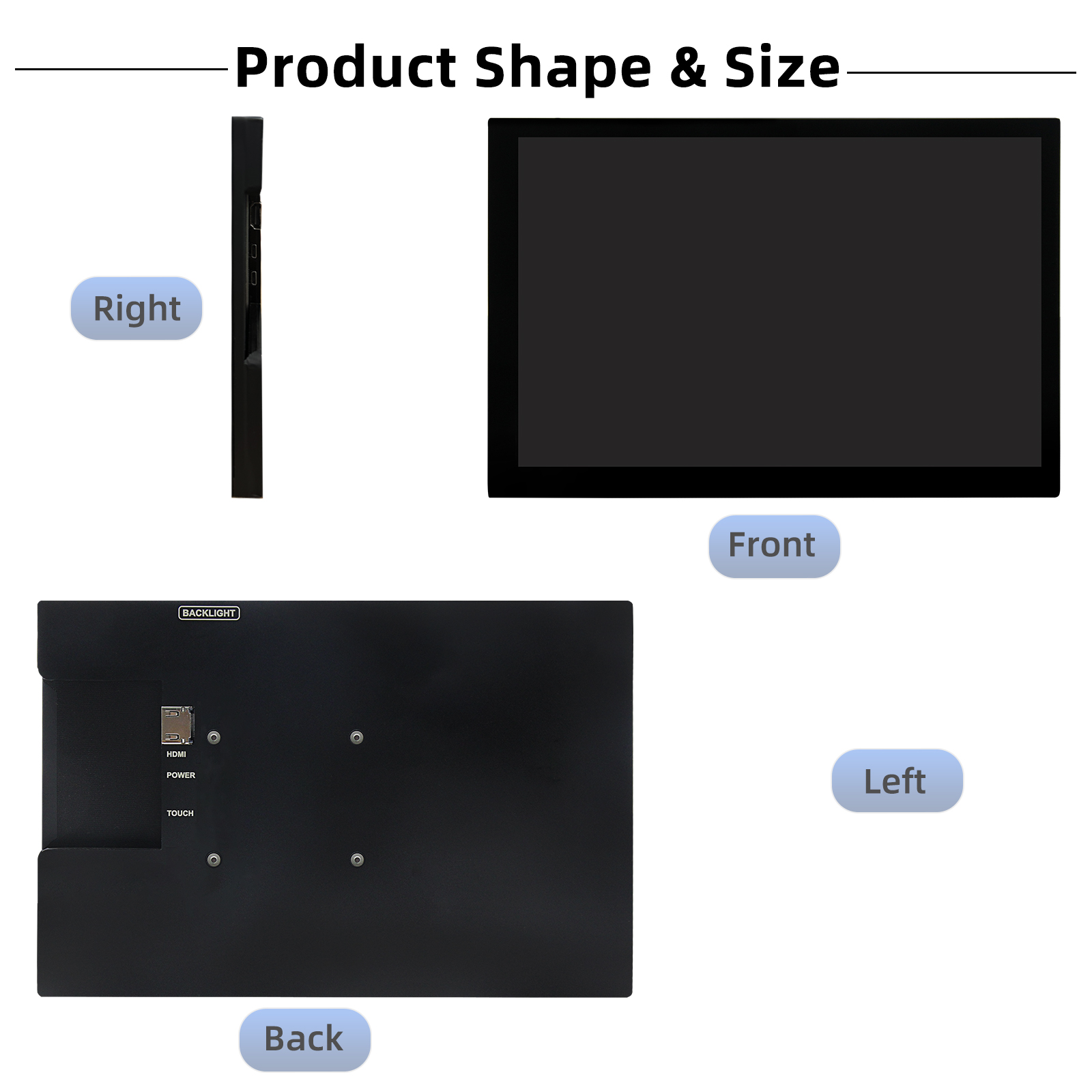 10.1 inch HDMI Capacitive Touc - đánh giá và giá Raspberry Pi 10.1 Inch Capacitive Touch Screen Ips